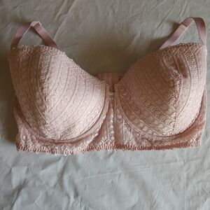 44DDD Adore Me Lightly Lined Full Coverage Underwire Pink Bra
